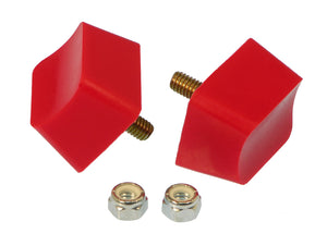 Prothane Universal Bump Stop 1X1 3/4X1 7/16 Crvd Top - Red