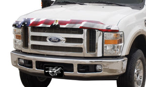 Stampede 2011-2015 Ford Explorer Excludes Sport Model Vigilante Premium Hood Protector - Flag