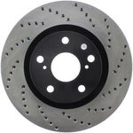 StopTech 07-13 Lexus ES 250/ES 300/ ES330/ES350 SportStop Drilled Left Front Rotor