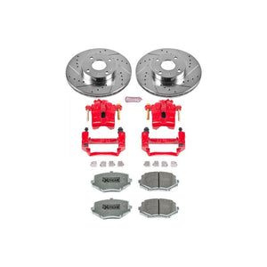 Power Stop 94-97 Mazda Miata Front Z26 Street Warrior Brake Kit w/Calipers