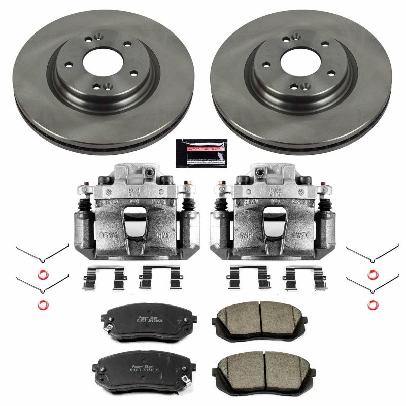 Power Stop 15-16 Hyundai Sonata Front Autospecialty Brake Kit w/Calipers