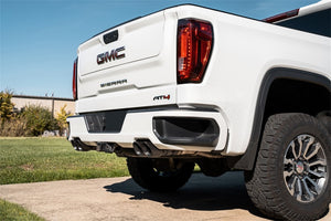 Corsa 19-24 Chevy Silverado 1500 CatBack Dual Rear Exit with Twin 4in Black Powder Ct ProSeries Tips