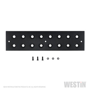 Westin Replacement service kit includes 15.5 inch die stamped step pad and fasteners - Black