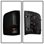 Spyder 07-13 Chevy Silverado (Exc 2010 Model) Verison 2 LED Tail Lights ALT-YD-CS07V2-LED-BSM