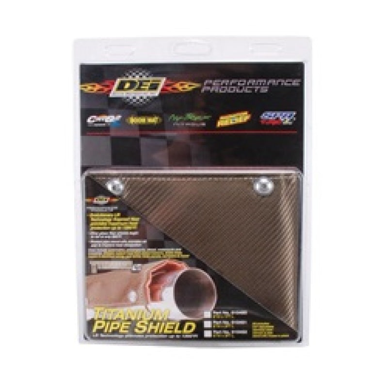 DEI Pipe Shield 6in w x 2ft - w/Stainless Steel Clamps - Titanium