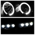 Spyder Dodge Ram 1500 02-05 03-05 Projector Headlights LED Halo LED Blk Smke PRO-YD-DR02-HL-BSM