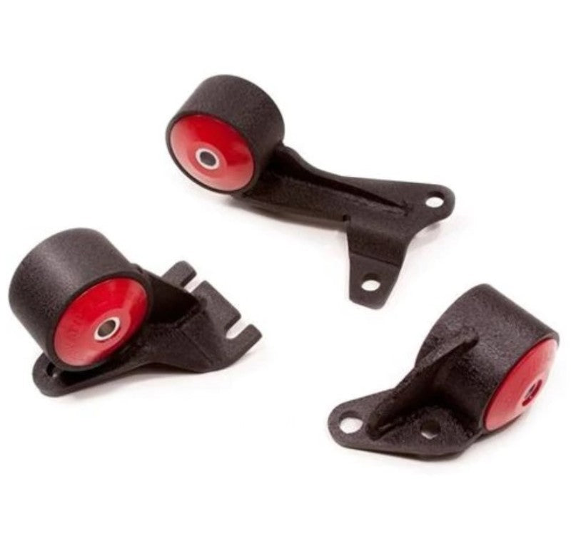 Innovative 88-91 Civic D-Series Black Steel Mounts 95A Bushings (Wagon 4WD Cable)