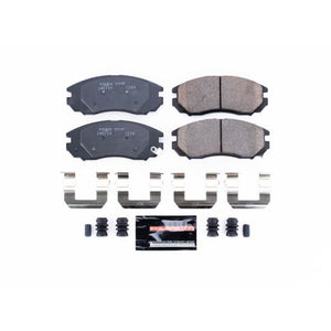 Power Stop 04-08 Hyundai Tiburon Front Z23 Evolution Sport Brake Pads w/Hardware