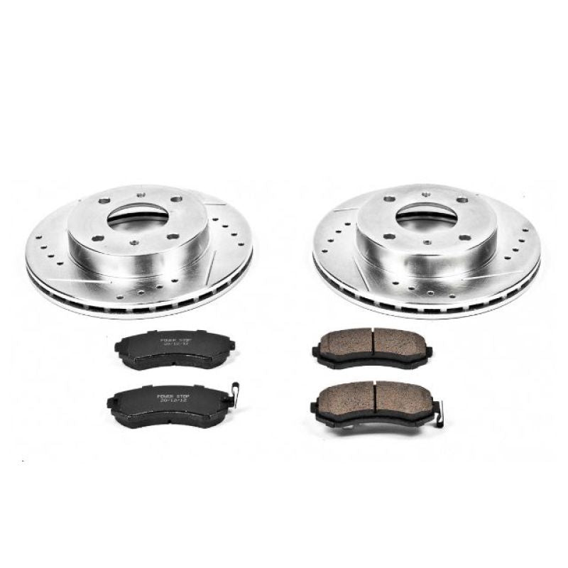 Power Stop 89-96 Nissan 240SX Front Z23 Evolution Sport Brake Kit