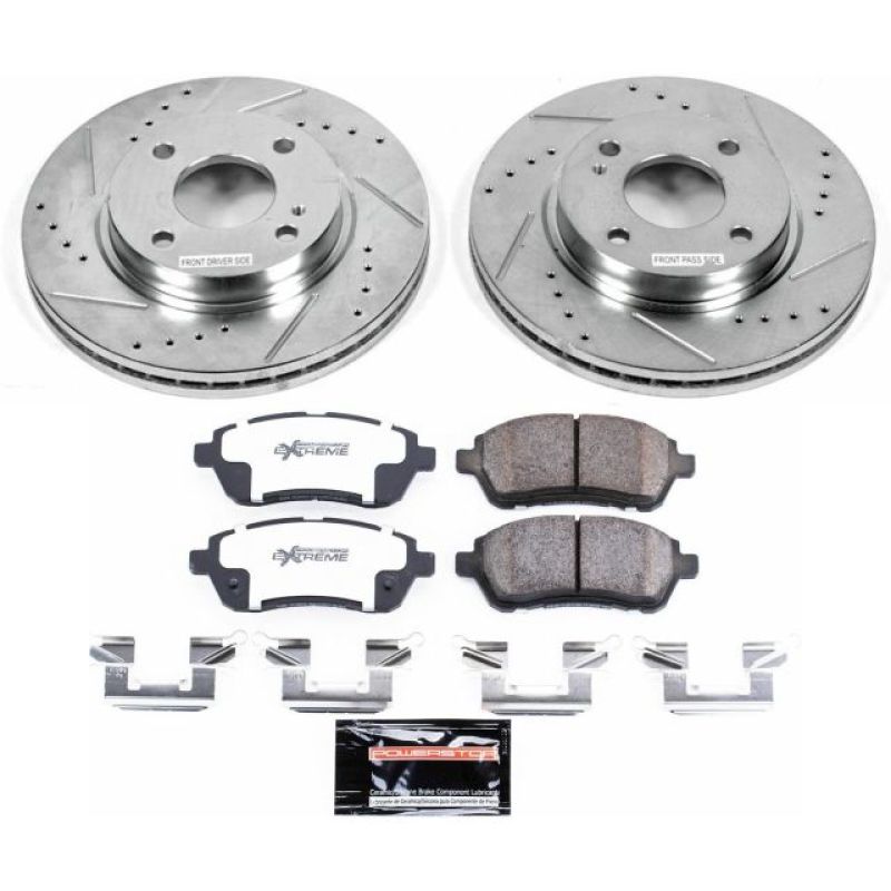 Power Stop 11-19 Ford Fiesta Front Z26 Street Warrior Brake Kit