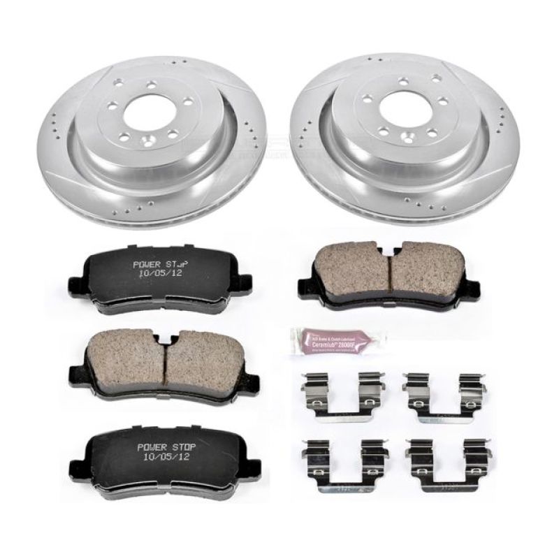 Power Stop 10-16 Land Rover LR4 Rear Z23 Evolution Sport Brake Kit