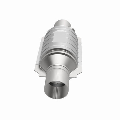 MagnaFlow Univ Cat Conv 2.5in Inlet/Outlet Ctr/Ctr Round 9in Body L x 5.125in W x 13in Overall L