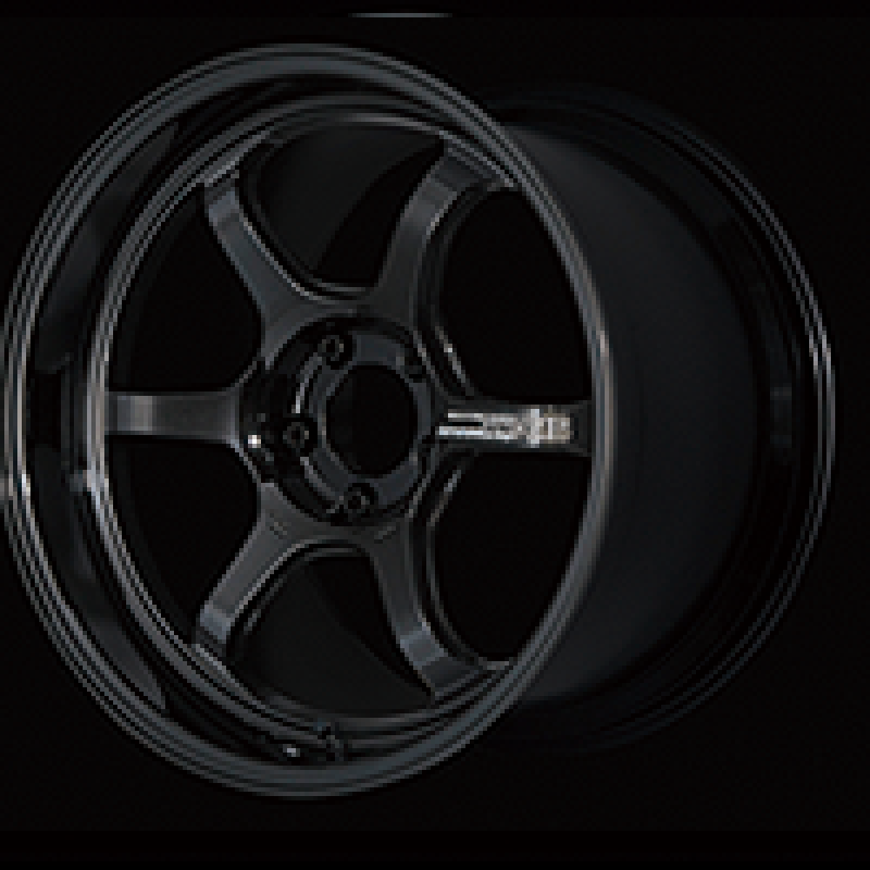 Advan R6 18x8.0 +45 5x114.3 Racing Titanium Black Wheel