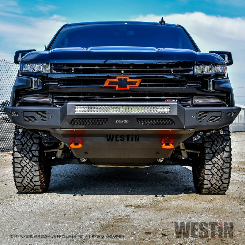 Westin 19-21 Chevrolet Silverado 1500 Pro-Mod Front Bumper - Tex. Blk