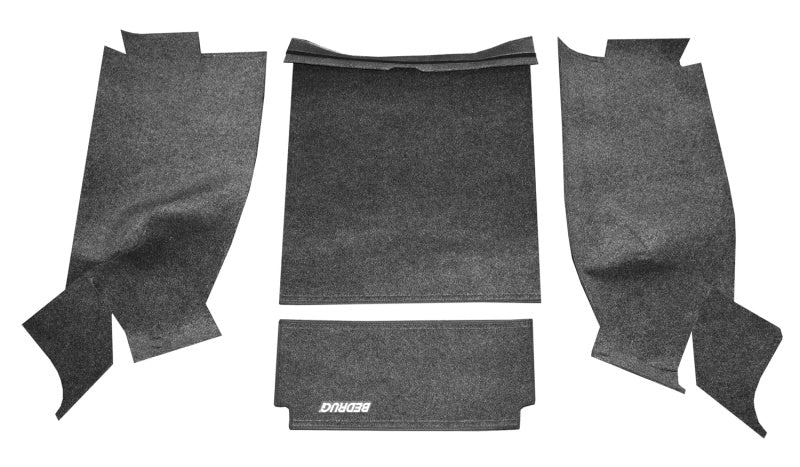 BedRug 76-80 Jeep CJ-7 Rear Kit w/Gussets 4pc Floor Kit (Incl Tailgate & Cargo Liner)