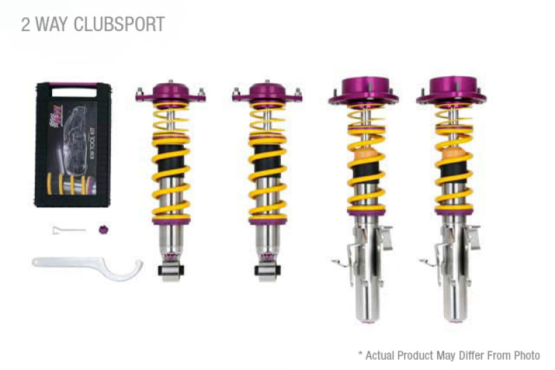 KW Porsche 911 996 GT3 RS Clubsport Coilover Kit 2-Way