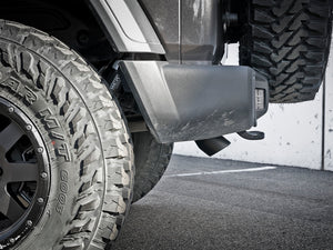 aFe MACH Force-Xp Axle-Back Exhaust System w/Black Tip 18-20 Jeep Wrangler L4-2.0T / V6-3.6L