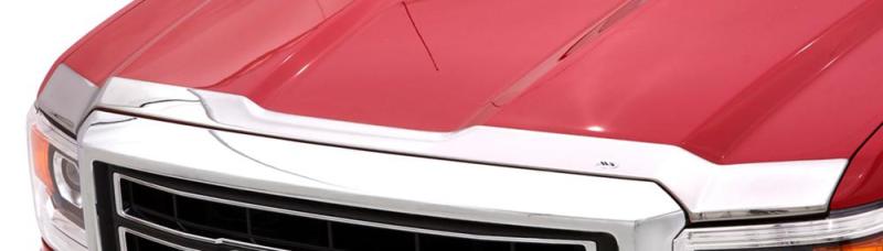 AVS 11-14 Chrysler 300 (Grille Fascia Mount) Aeroskin Low Profile Hood Shield - Chrome