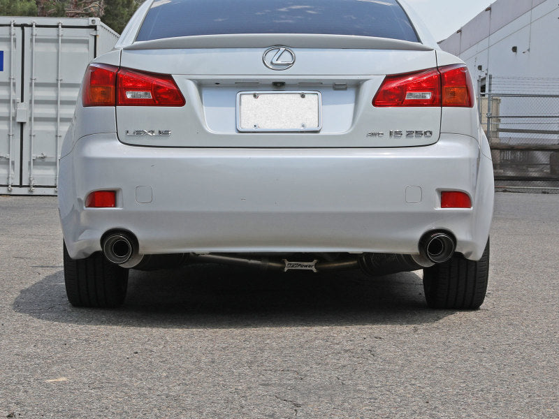 aFe POWER Takeda 06-13 Lexus IS250/IS350 SS Axle-Back Exhaust w/ Carbon Tips