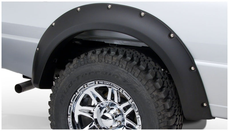 Bushwacker 93-11 Ford Ranger Styleside Pocket Style Flares 2pc 72.0/84.0in Bed - Black