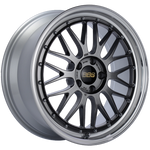 BBS LM 19x8.5 5x112 ET48 Diamond Black Center Diamond Cut Lip Wheel -82mm PFS/Clip Required