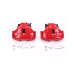 Power Stop 96-99 Audi A4 Front Red Calipers w/Brackets - Pair