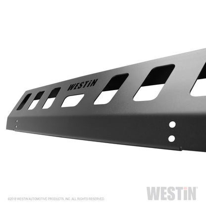 Westin 07-18 Jeep Wrangler JK WJ2 Skid Plate for Front Bumper - Textured Black