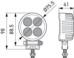 Hella ValueFit LED Work Light TR1700 LED MV CR LT