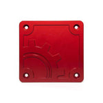 BuiltRight Industries 2020 Jeep Gladiator Bed Plug Plate Cover (Alum) - Red