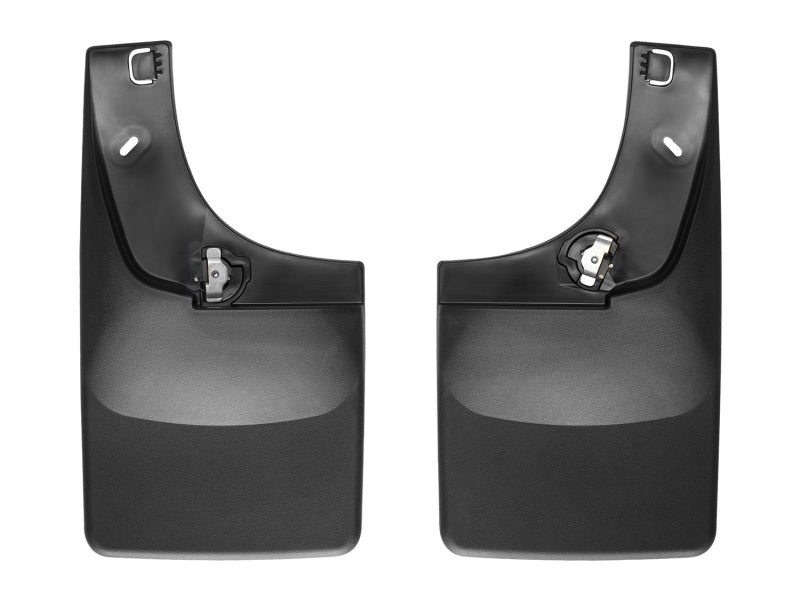 WeatherTech 06+ Dodge Ram Duallie No Drill Mudflaps - Black