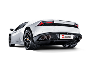 Akrapovic 16-16 Lamborghini Huracan LP 580-2 Coupe/Spyder Slip-On Line (Titanium) w/ Carbon Tips