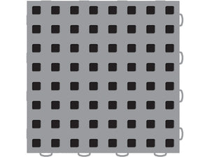 WeatherTech TechFloor - 3in X 12in Tiles(Left Loop) - Grey/Black **Order in Qtys of 10