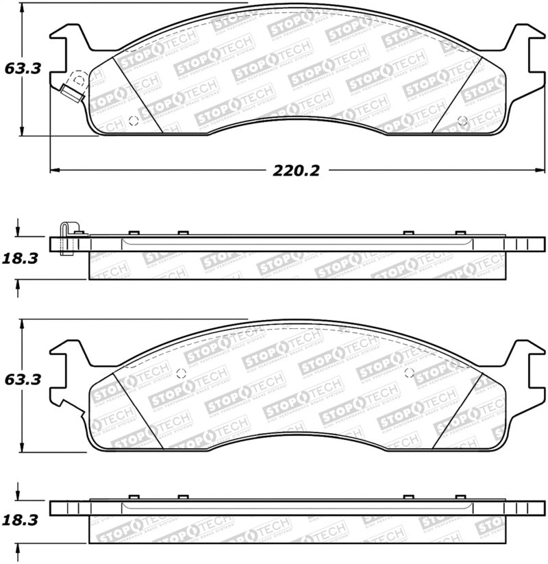 StopTech Street Brake Pads