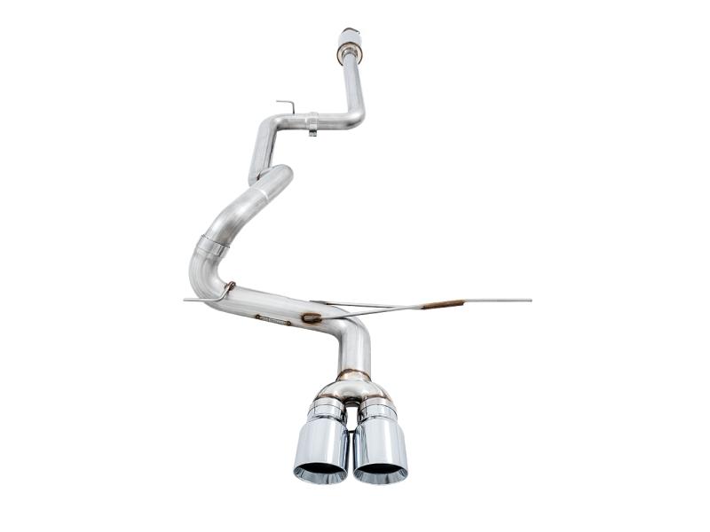 AWE Tuning Ford Focus ST Track Edition Cat-Back Exhaust - Chrome Silver Tips
