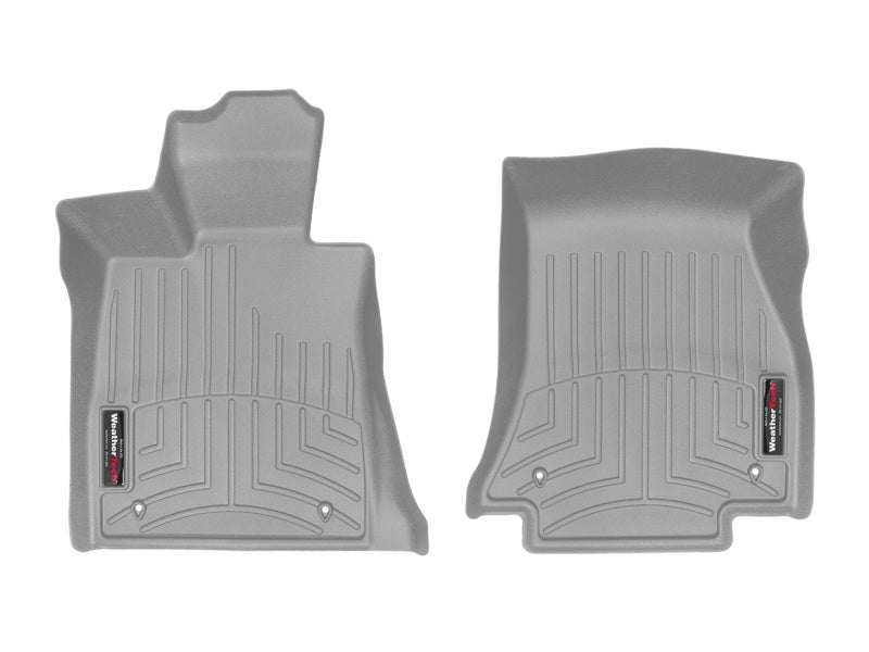 WeatherTech 2016+ BMW 7-Series Front FloorLiner - Grey (Vehicles w/Rear Executive Lounge Seating)