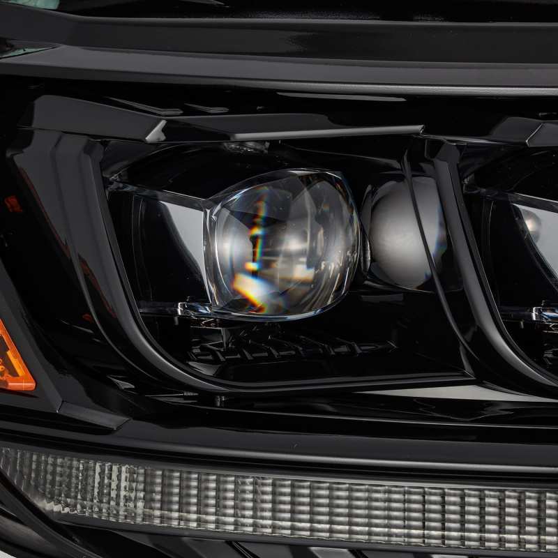 AlphaRex 19-21 Ford Ranger NOVA LED Proj Headlight Plnk Style Alpha Blk w/Activ Light/Seq Signal/DRL