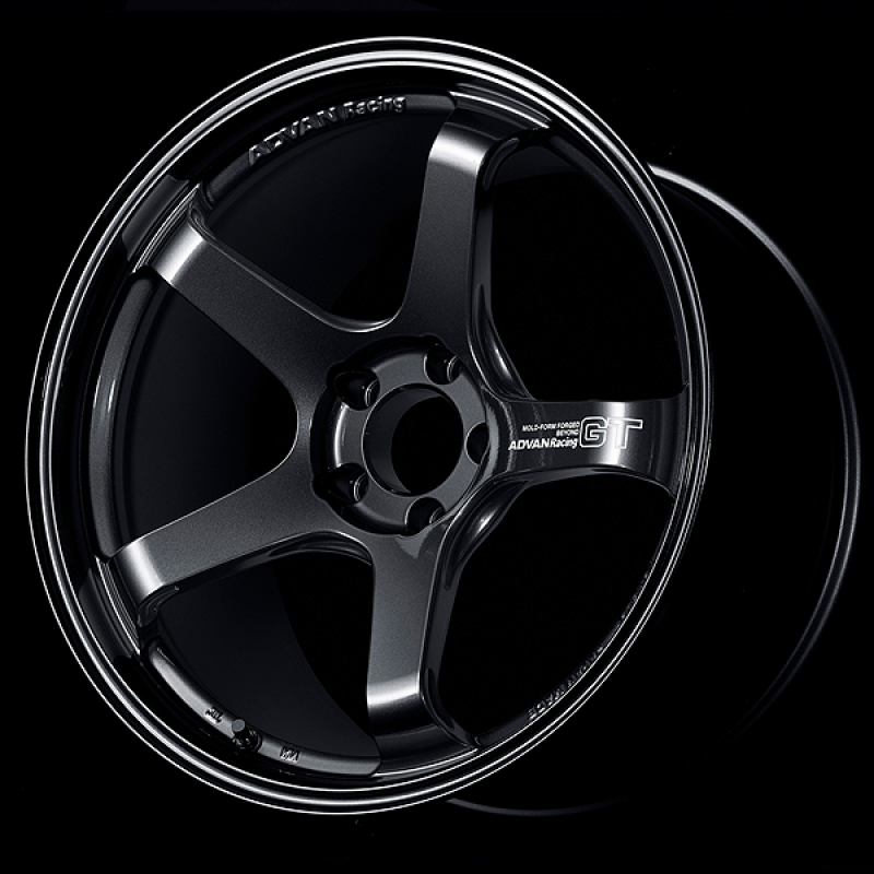 Advan GT Beyond 19x10.0 +25 5x114.3 Racing Titanium Black Wheel