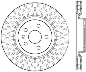 StopTech Power Slot 14-17 Chevrolet SS Front Left Slotted Rotor