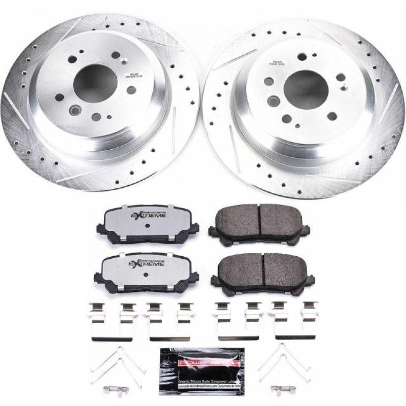 Power Stop 16-19 Honda Pilot Rear Z36 Truck & Tow Brake Kit