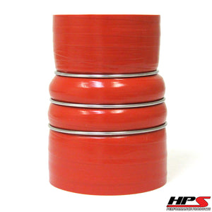 HPS Performance Silicone CAC Hose HOTHigh Temp 4-ply Aramid Reinforced3" - 3-1/4" ID6" Long