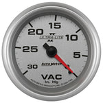 AutoMeter Gauge Vacuum 2-5/8in. 30Inhg Mechanical Ultra-Lite II