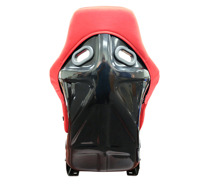 NRG FRP Bucket Seat (Red Cloth) - Large