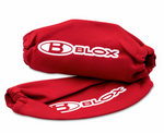 BLOX Racing Neoprene Coilover Covers - Red (Pair)