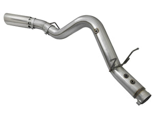 aFe LARGE BORE HD 5in 409-SS DPF-Back Exhaust w/Polished Tip 2017 GM Duramax V8-6.6L (td) L5P