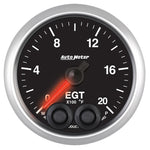 Autometer Elite 52mm 0-2000 Deg F Full Sweep Electronic Exhuast Gas Temperature Gauge