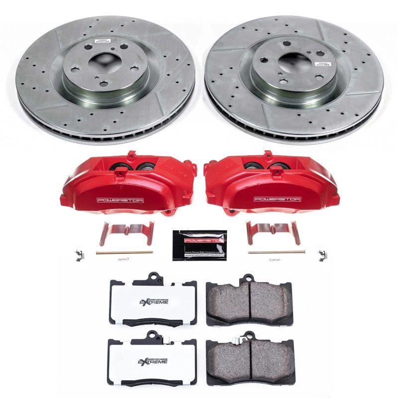 Power Stop 15-21 Lexus RC350 Front Z26 Street Kit w/Cals