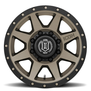 ICON Rebound HD 18x9 8x180 12mm Offset 5.5in BS 124.2mm Bore Bronze Wheel