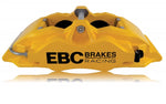 EBC Racing 05-11 Ford Focus ST (Mk2) Front Left Apollo-4 Yellow Caliper