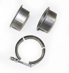 JBA 3in Stainless Steel V-Band Clamp & Flanges