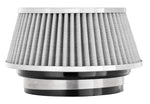 Spectre Adjustable Conical Air Filter 2-1/2in. Tall (Fits 3in. / 3-1/2in. / 4in. Tubes) - White